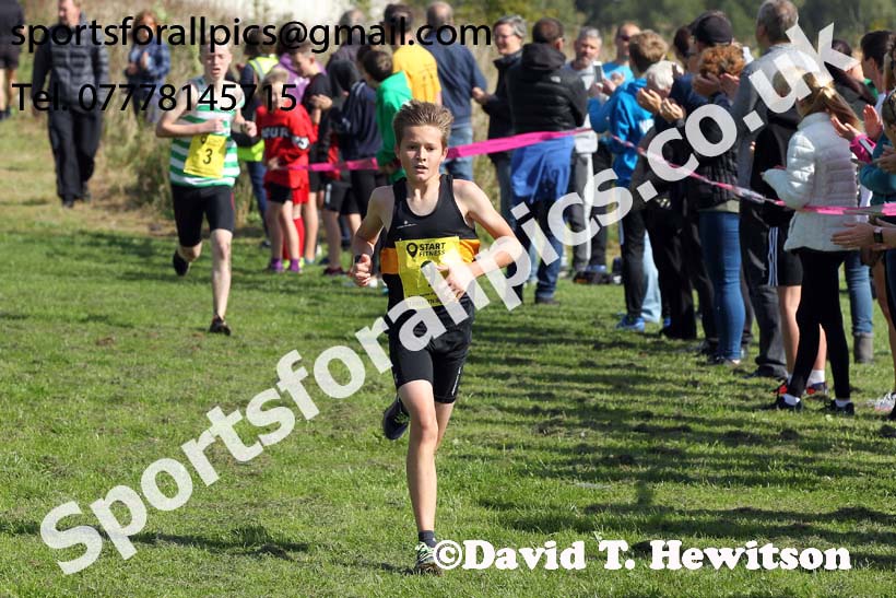 Boys and girls under-15s 2019 Sunderland Harriers Open Cross Country. Photo:  David T. Hewitson/Sports for All Pics